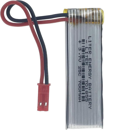 3.7V 700mAh 701855 Lithium Battery for High Magnification 25C Drone Battery with JST Connector for U815A U818A air Vehicle...