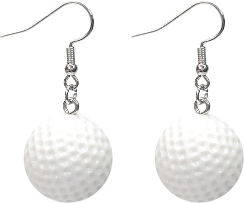 Golf Ball Earrings for Women Cute Resin Dangle Earrings...