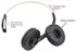 for Plantronics Standard Headband 84605 + Extra Cushion Replacement Over-The-Head Headset for Savi CS540 W740 W745 W440 W740-M...