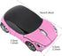 2.4G Wireless Mouse 3D Car Shape Wireless Optical Mouse with USB Receiver for PC Computer Laptop(F-car, pink)...