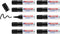 edding 0.5 mini permanent marker - black - 10 marker pens - fine round nib 1 mm - waterproof, quick-drying - smudge-proof - mini marker for cardbo...
