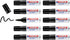 edding 0.5 mini permanent marker - black - 10 marker pens - fine round nib 1 mm - waterproof, quick-drying - smudge-proof - mini marker for cardbo...