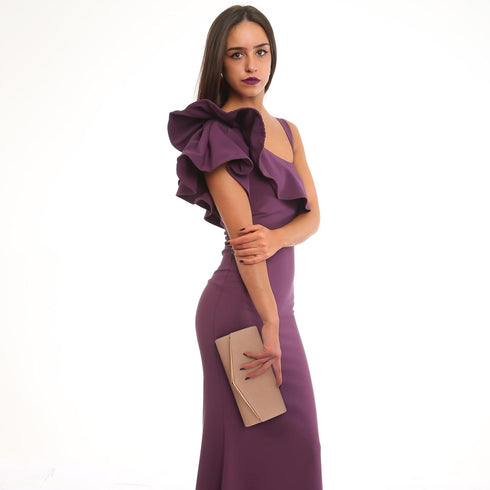 Velvet Clutch Bag for Women Black Formal Evening Bag Wedding Purse Red Suede Prom Cocktail Party Handbag with Chain...