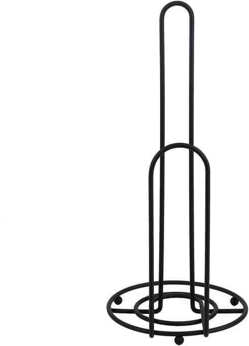 Steel Countertop Paper Towel Holder with Easy-Tear Arm by Home Basics (Bronze) | with Raised Feet and Tear Arm for Easy Operation | Contemporary C...