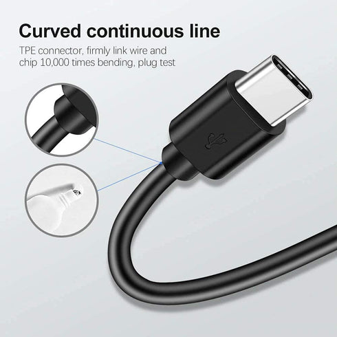 Galaxy A05 / A05s Type C Fast Charging Cable High Speed Charging for Samsung Galaxy A05 / A05s Data Transfer Compatible with Power Banks Chargers ...