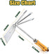Innovative Weeder Puller Garden Hand Tool - with Double Head (Hoe & Cultivator) - for Easy Remove Weeders & Loosing Soil...