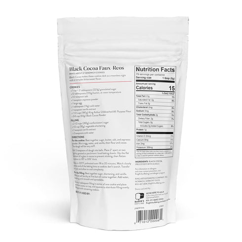 King Arthur Black Cocoa, Dutch Processed Cocoa Powder, Perfect for Baking, 14 Ounces...