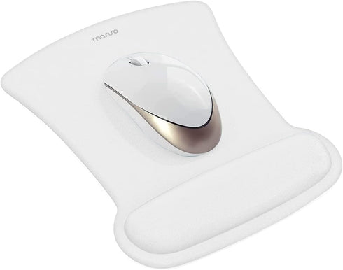 MOSISO Wrist Rest Support for Mouse Pad & Keyboard Set, Ergonomic Mousepad Non-Slip Base Home/Office Pain Relief & Easy Typing Cushion with Neopre...