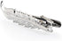 HONEY BEAR Mens Silver Leaf Tie Clip Bar for Normal Size Tie Wedding Gift 4.5cm...