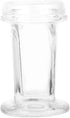 Gatuida 1pc Glass Staining Jar 5- Slide Glass Canister with Lid Clear Container Container with Lid Microscope Slides Coplin Staining Jar Slide Sta...
