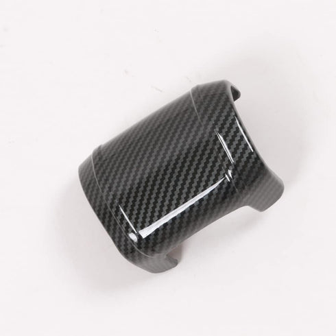 Carbon Fiber Print Style Gear Shift Knob Trim Knob Cover Trim for Ford F-150 Raptor 2021 2022 2023...