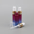 14Pcs 10ml (1/3 oz) Rose Blue Gradient Color Spray Bottles Glass Vials Tube Perfume Atomizer Refillable Makeup Travel Fine Mist Sprayer Bottle Con...