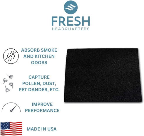 Activated Carbon Replacement Filter Compatible With Whynter Portable Air Conditioner Models ARC-14S, ARC-14SH & ARC-141BG (ARC-CF-14S)...
