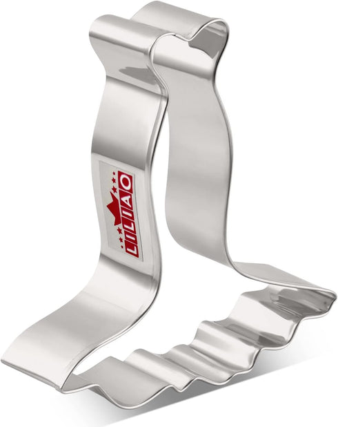 LILIAO Wedding Dress Cookie Cutter for Wedding/Engagement - 4 x 4.3 inches - Stainless Steel...