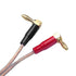 VCELINK Right Angle Banana Plugs 4 Pairs/8 Pack, 90 Degree 4mm 24K Gold Plated Dual Screw Type Speaker Connector for Speaker Wire, Red and Black...