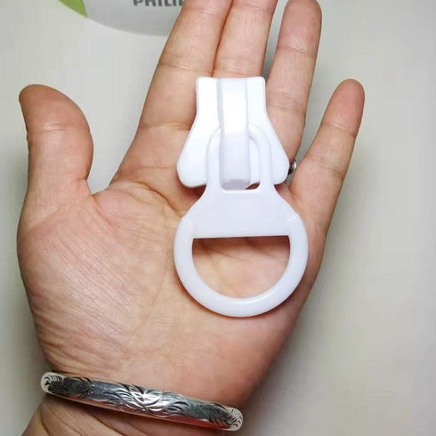 #20 Super Large Plastic Zipper Heavy Duty Zippers 25cm Long with 2pcs for DIY Sewing (#20 White -2pcs)...