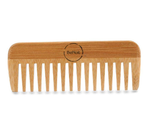 BeNat. Hair Care Bundle. 5-Pack. (1) Shampoo Bar, (1) Conditioner Bar, (1) Bamboo Comb, (1) Wooden Hair Brush, (1) Scalp Massager....