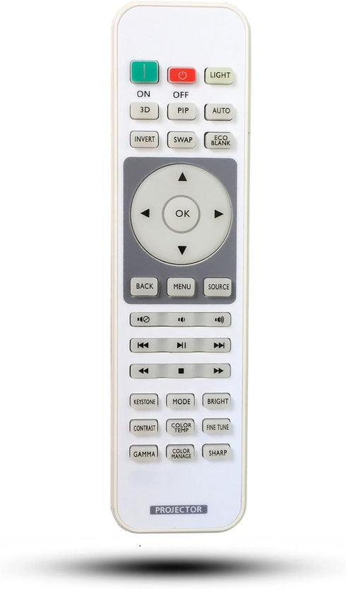 Universal Replacement Remote Control Compatible for BenQ Projector i720 w1070+ HT1075 HT1085ST (NO Backlight Version)...