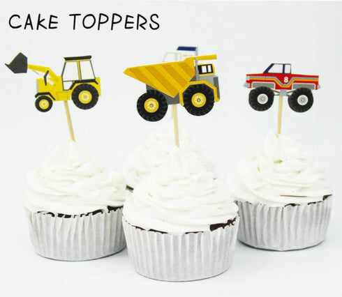 Construction Birthday Party Supplies Dump Truck Party Decorations Kits Set for Kids Birthday Party 51 pack...