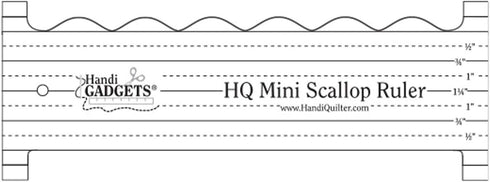 Handi Quilter Mini Scallop ruler...