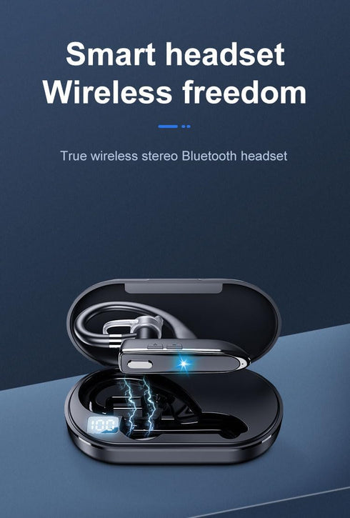 Kamon K530 Wireless Earpiece for Cellphone, Bluetooth 5.1 Headset Wireless Headphone with Charging Case, Mic for Office Driving, Hands-Free Earpho...