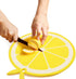 GUDEKIKL 1Pcs Fruit Shaped Plastic Cutting Board, Cartoon Lemon Pattern PP Cutting Boards, 10.75x12.2in Vegetables Chopping Board For Kitchen Hous...