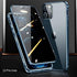 HENGHUI Lockable Anti Peeping Case for iPhone 12 Pro Max Magnetic Bumper Case with Camera Lens Protector Privacy Screen Anti-Peep Glass Protector,...