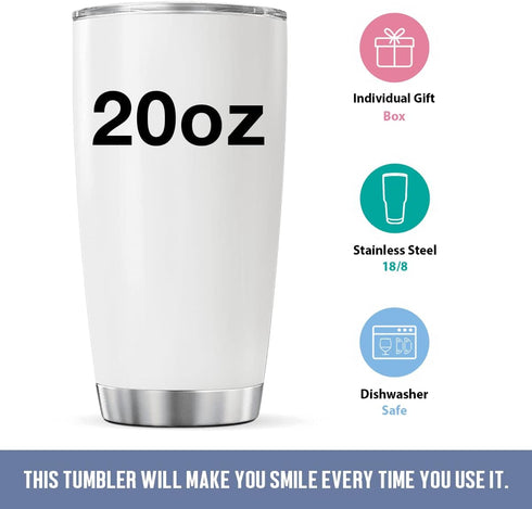 Sewing Coffee Tumbler For Women Girls Mother 20 Oz Double Walled Stainless Steel Mug For Sewers Inspiration Gifts For Birthday Party Quilting Trav...