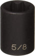 Grey Pneumatic (2520S) 1/2" Drive x 5/8" Standard 8-Point Socket...