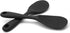 Vonty 2pcs Silicone Non Stick Heat Resistant Rice Paddle Spoon 8.8 Inch, Black...