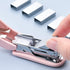 Pink Color Mini Stapler with Staples,Small Cute Stapler for Desk,Gift for Student or Office Use (Pink)...