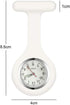 Set of 3 Nurse Fob Watches, Silicone Doctor Pocket Lapel Clip On Watches Gift...