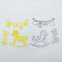Cutting Dies Metal, Baby Party Decoration Embossing Stencils for DIY Scrapbooking Photo Album Decorative DIY Paper Cards Making Gift, Babyshower M...