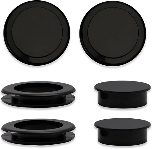 4Pcs 2 Inch Patio Table Umbrella Hole Ring, Silicone Umbrella Hole Ring Plug with Cap for Patio Table Garden Beach Table...