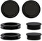 4Pcs 2 Inch Patio Table Umbrella Hole Ring, Silicone Umbrella Hole Ring Plug with Cap for Patio Table Garden Beach Table...