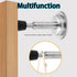 Door Stopper Spring Hydraulic Self Adhesive Door Stop Spring Door Stop Hydraulic Door Stop Bumper 3 Installation Methods Wall Protector 4.1 Inch H...