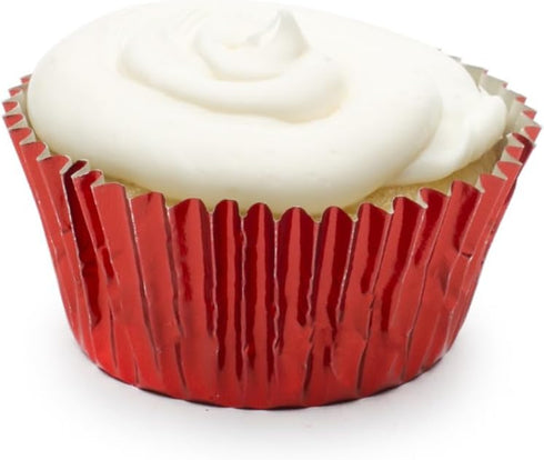 Fox Run Christmas Foil Muffin and Cupcake Liners, Set of 45 Standard Size Wrappers...