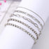 Dainty Gold Chain Bracelets for Women 14K Gold Plated Bracelet Stackable Adjustable Paperclip Chain Bracelets Trendy Layered Cuban Link Bracelets ...