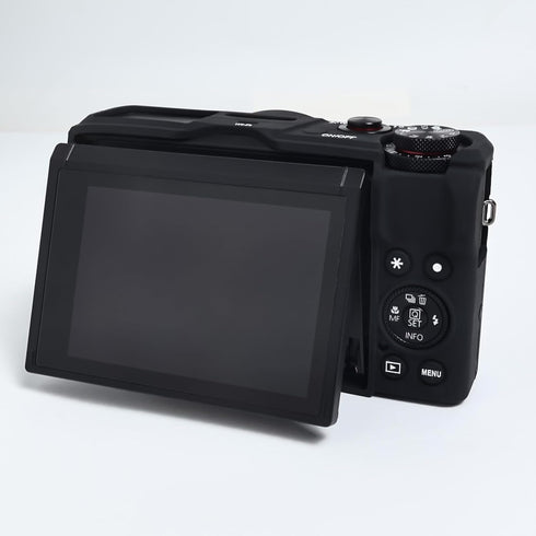 Case for Canon Powershot G7 X Mark III Digital Camera, Soft Silicone Protective Cover with Button Marker Removable Lens Cover for Canon Powershot ...