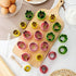 Stainless Steel Fruit Vegetable Cookie Cutters Set for Cute Fun Food, Big and Small Animal Shapes for Boys and Girls (23Pcs-Fruit Cutters)...