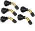 5Psc Tire Valve Stem Bent 45 Degree Angled for 50cc 150cc Scooter Motorcycle Moped Kids Kazuma Quad ATV lawnmower Tires Go Karts...