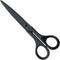 ALLEX Black Scissors All Purpose Sharp Japanese Stainless Steel Blade, Non-Sticking Fluorine Coating Blade for Adhesive Tape, Made in JAPAN...