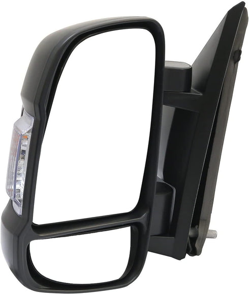 Driver Left SIde Replacement Side Mirror Upper Glasses With Heated fit Ram Promaster 1500, 2500, 3500, New Six, Work Van...