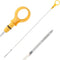 Car Engine Oil Dipstick Replacement OEM#CJ5Z-6750-A Compatible with Ford Lincoln with 2.0L Ecoboost Engines - Professional Double Hole Dip Stick C...