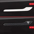 IPG for Tesla Model 3 / Model Y Door Handle Decal Sticker Wrap Kit (Set of 4) with Tesla Logo (Black Carbon Fiber)...