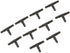 10PCS Micro Drip Irrigation System Dripper Tee Pipe Barb Hose Watering Garden...