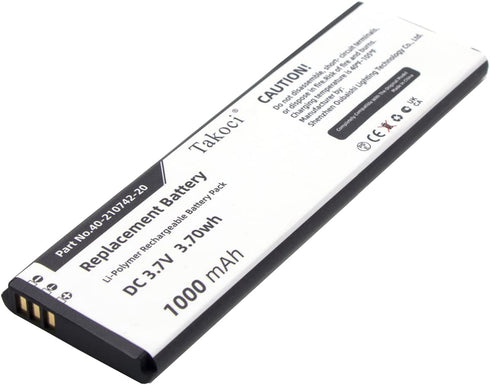 ATB-1800-SY5530, ATB-900-SY5531, 40-210742-20 Replacement Battery for RTI T2i T2X T3X T1 T2+ T2B T2C T2Cs T3 Remote Control Transmitter 1000mAh...