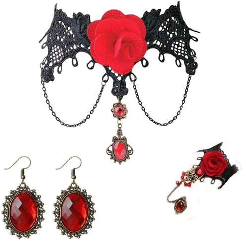 YANCHUN Bat Necklace for Women Thin Black Velvet Gothic Collar Choker Witch Choker Necklace Halloween Cosplay Goth Accessory...