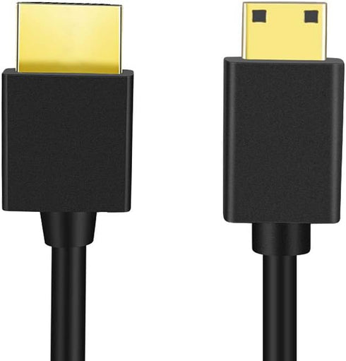 Seadream Mini HDMI to HDMI Cable,High Speed 4K 60Hz Ultra-Thin HDMI Male to Mini HDMI Male Support 4K Ultra HD, 1080p, 3D,for Projector, Monitor, ...