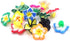 Assorted 50 Pack Tropical Flower Resin Charms Hawaiian Bali Plumeria Flatback Cabochons Flatback Plastic Beads for Miniature Fairy Garden Accessor...